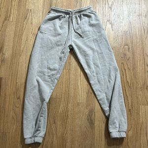 White fox sweatpants tan size Xsmall